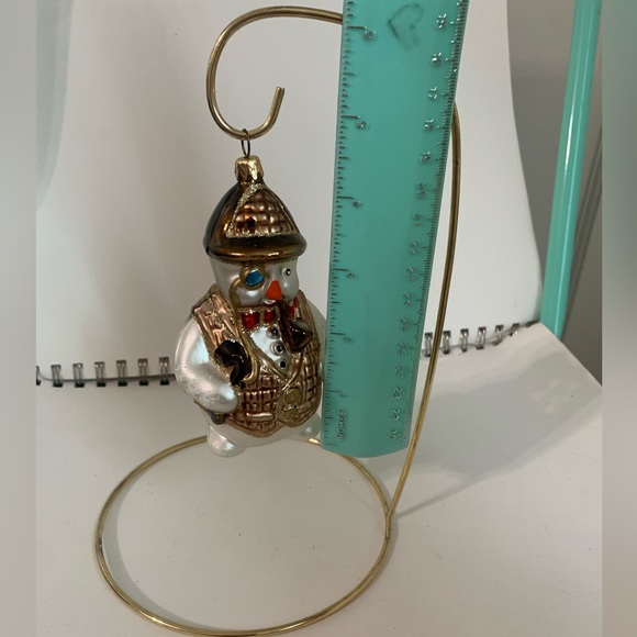 Sherlock Holmes Englishman Blown Glass Christmas Ornament - Picture 6 of 6